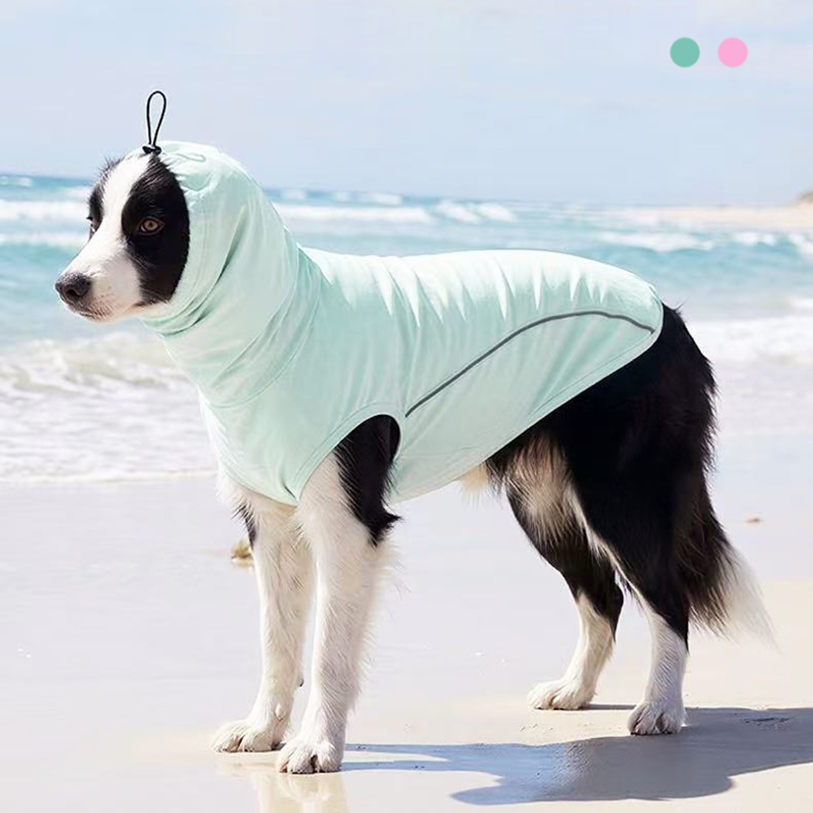 ペット犬日焼け防止服 UV シャツ冷却服通気性ペット屋外 Coatb 犬猫ペット服夏の