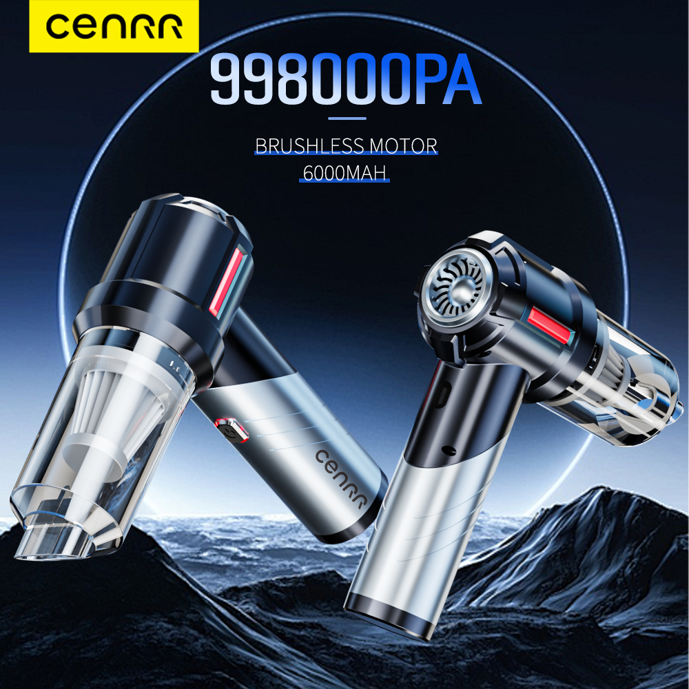 CENRR 998000PA 車の掃除機ミニポータブルハンドヘルド掃除機コードレス強力な吸引家電車のクリーナー