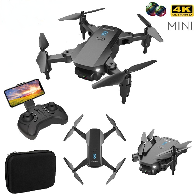 Q12 ミニ折りたたみクアッドコプター 4k デュアルカメラ HD 航空写真 4CH ミニリモコンドローン長いバッテリー寿命
