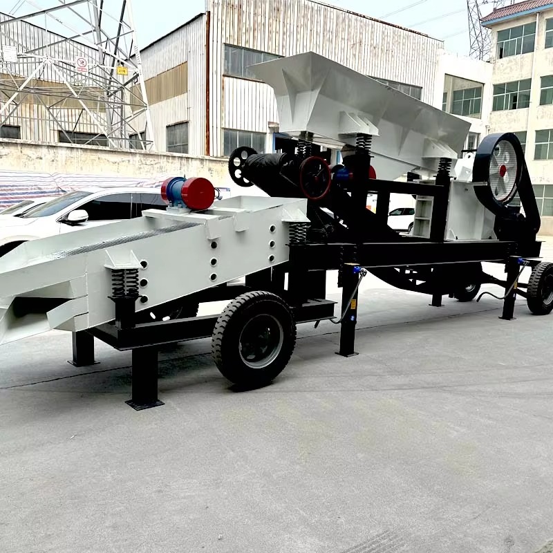 YG 新しいトレンドモバイルディーゼルジョークラッシャー最新デザインディスカウントトラックモバイルストーンクラッシャーマシン