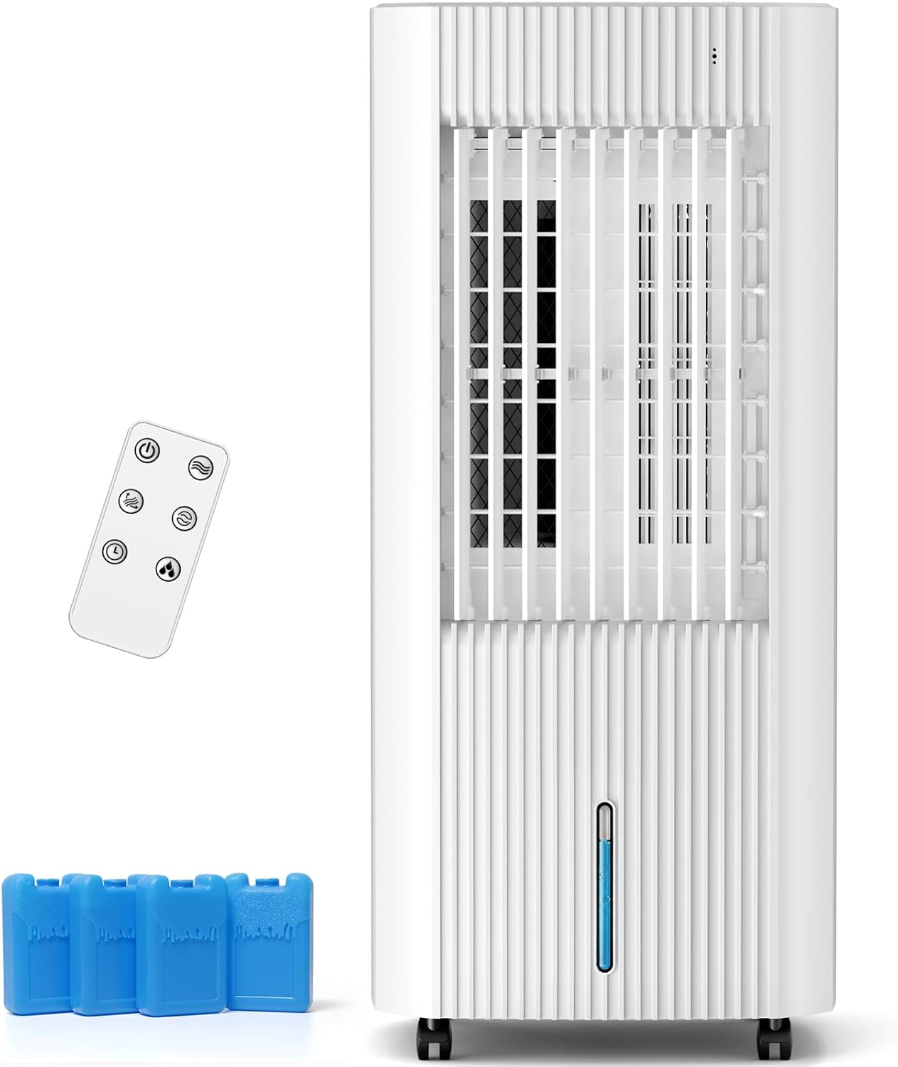 ポータブル蒸発空気クーラー、1.5ガロンタンク、15時間冷却、3モード