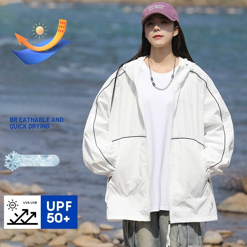 UPF50 ハイキング日焼け止めジャケット女性男性防水スキンコート速乾性キャンプウインドブレーカー釣り屋外薄型抗 UV 服