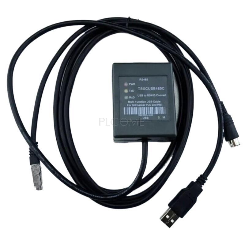 TSXCUSB485 TSXCRJMD25 プログラミングケーブルとオリジナルドライバーシュナイダーマイクロプレミアム Twido PLC HMI RJ45