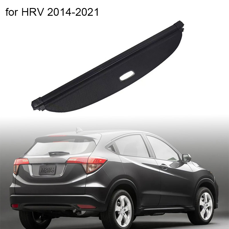 トランクカーテンカバーオーガナイザーホンダ HRV HR-V 2014-2021 リアラックパーティションシェルターシールドシェード荷物貨物収納
