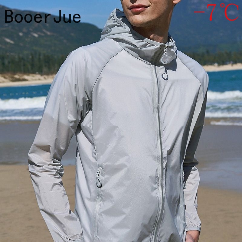 屋外ハイキングスポーツ UPF50 夏サイクリングジャケット男性ウインドブレーカーコート日焼け止め服極薄サイクリング旅行釣り着用