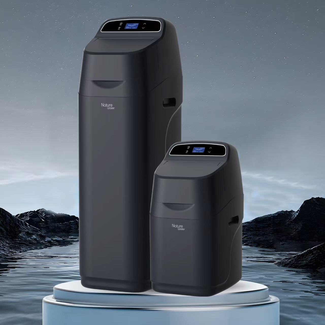 Intelligent and Smart Electric High-Efficiency Water Softener Cabinet Type for Household Use