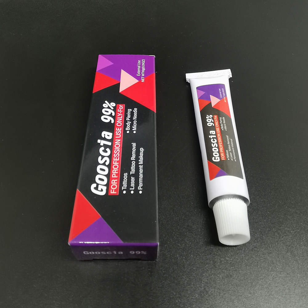 新着 99% Gooscia タトゥークリーム 10 グラム前アートメイク Microblading 眉毛唇補助クリームタトゥー除去