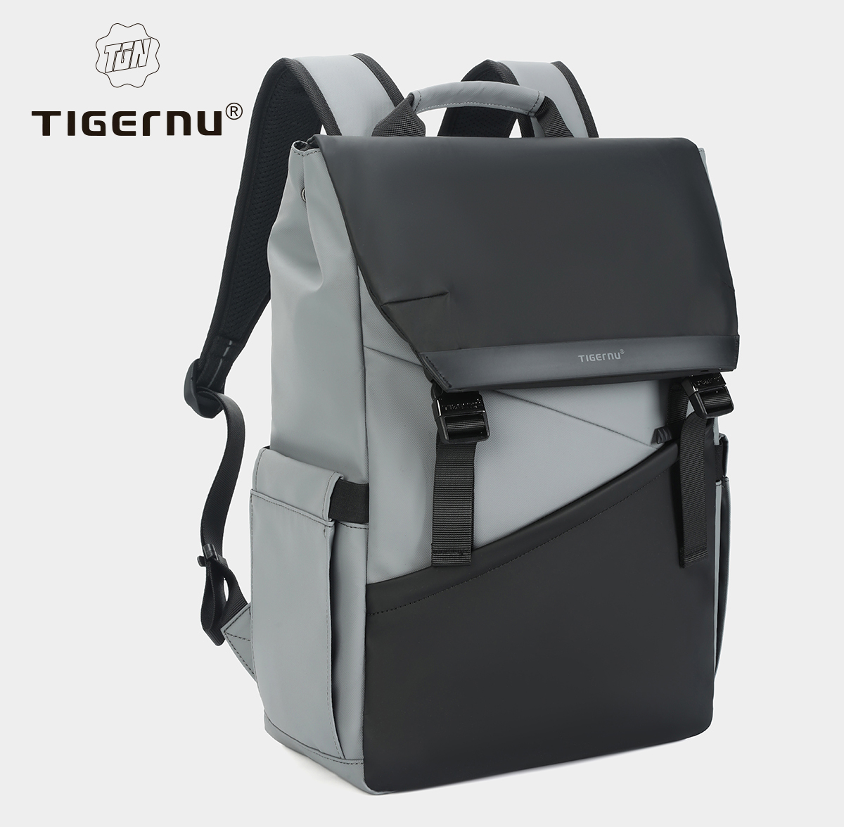 Tigernu ファッションバックパック男性韓国スタイルのラップトップバックパック防水バックパックバッグ男性ビジネスバックパック旅行バッグナップザック