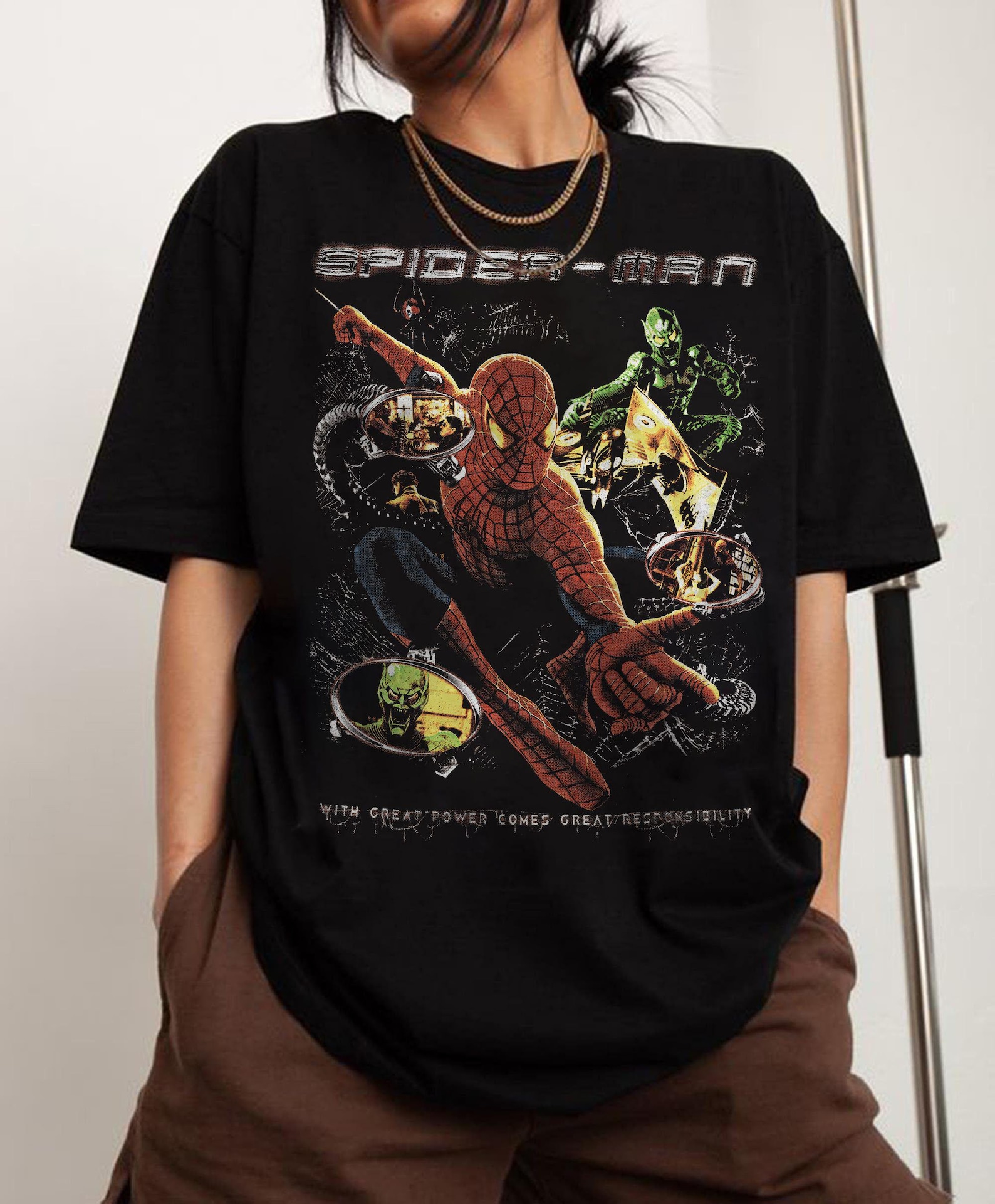 ロッククラシックキャラクター男性 Tシャツ原宿映画プリント Tシャツ男性女性半袖夏のストリートギフト