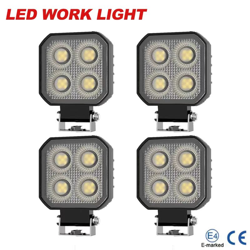 ミニ 3 インチライトバースポットライトオフロードワークライト LED バー LED スクエアトラクター SUV トラック運転フォグランプカーアクセサリー