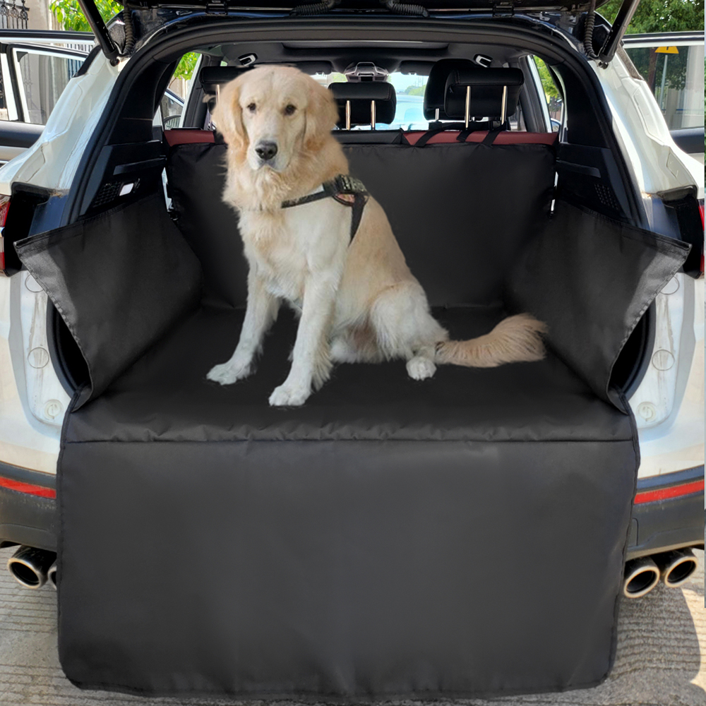 防水 600D オックスフォード布犬カーシートカバーペット旅行犬キャリア車のトランクマット SUV カーゴライナー犬用