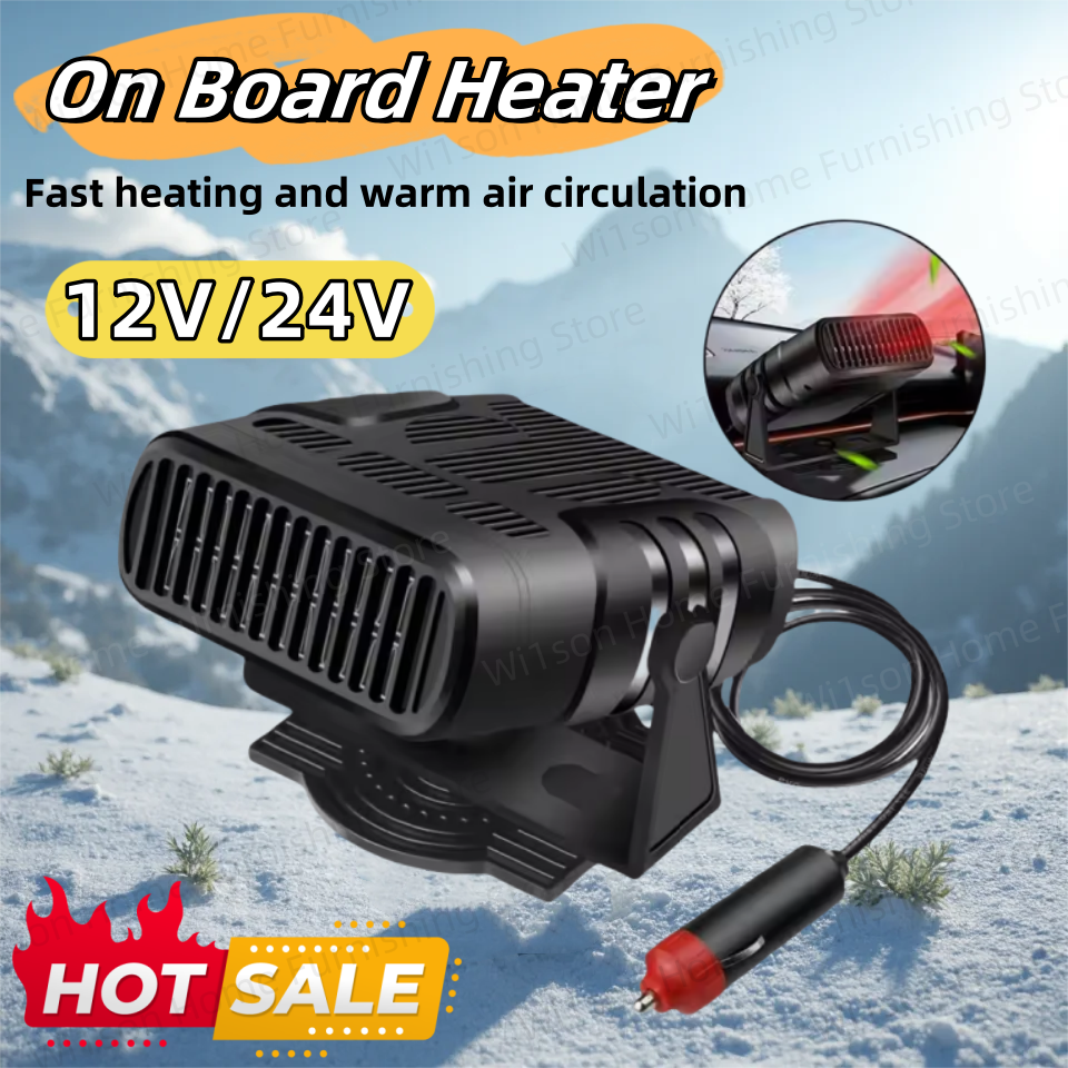 カーヒーター 12v/24v ヒーターデフォッガーデフロスター加熱ファン 200 ワットドライヤーフロントガラス曇り止めポータブル家庭用ヒーター 2026 新