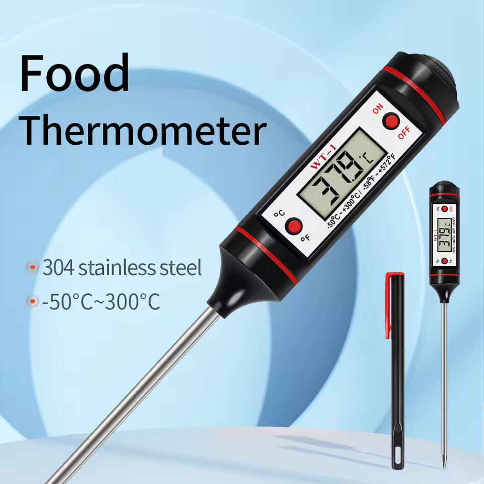 -50-300℃デジタル食品温度計肉キッチン調理水牛乳食品プローブ温度計バーベキュー電子オーブンツール気象観測ステーション termometro デジタル温度計