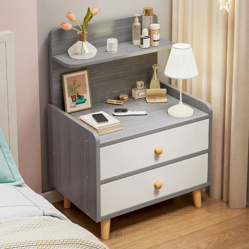 Multi-functional Household Goods Bedside Table Wide Small Chest Cabinet Multi-layer Locker With Drawers Small Cabinet