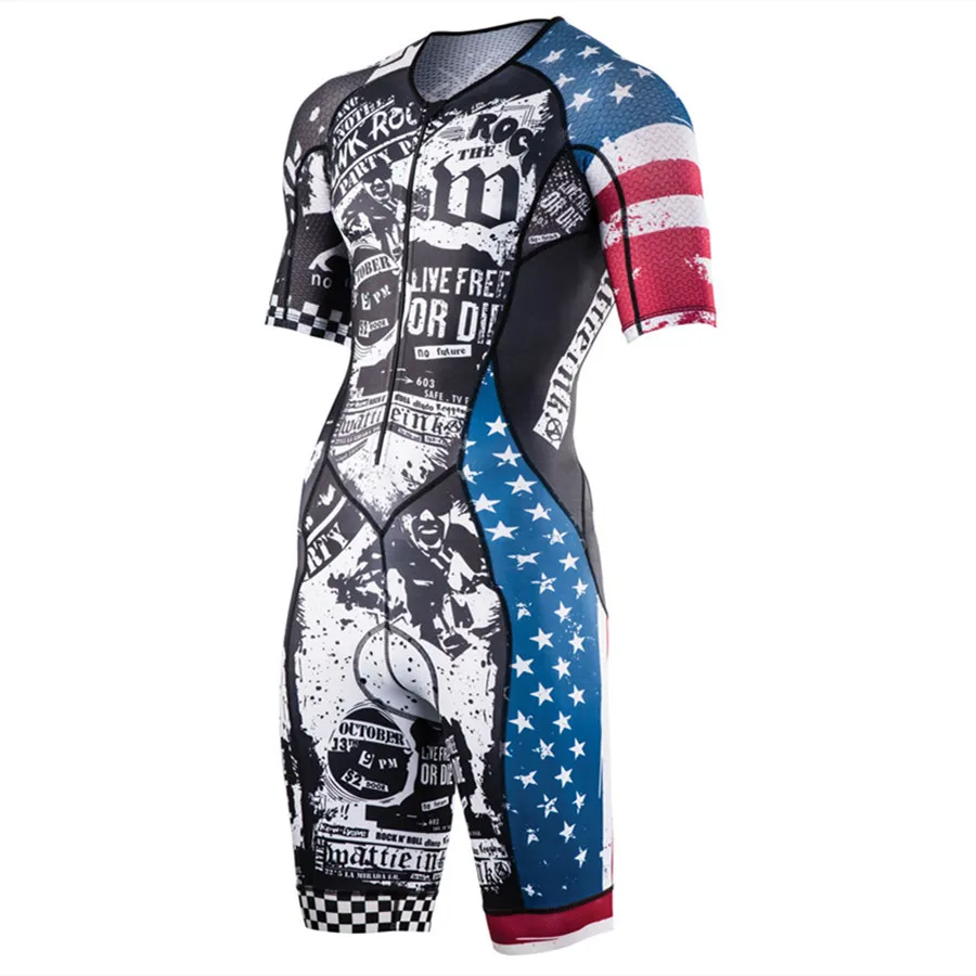 Wattie インクトライアスロントレーナー半袖サイクリングスーツ男性サイクリングジャンプスーツマウンテンスーツロードスピードスーツワンピース水着