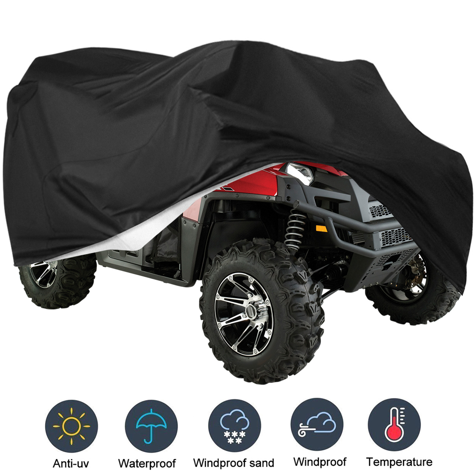 ATV カバーユニバーサル 190T オックスフォードオートバイ防水カバー屋外保護防塵バイク車両スクーター自転車保護