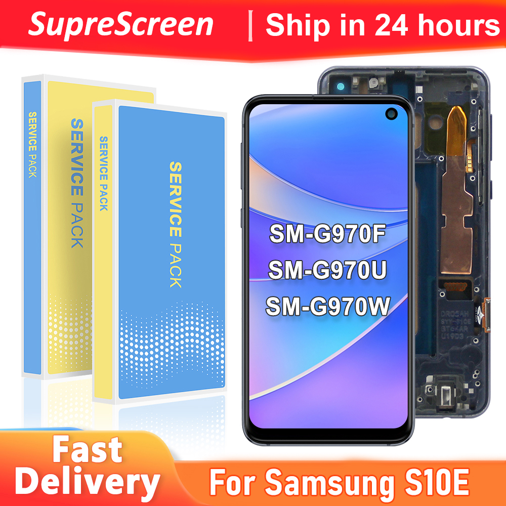 TFT S10E ディスプレイサムスン S10e G970 G970F G970W G970U 液晶ディスプレイタッチスクリーンデジタイザの交換サムスン S10E スクリーン