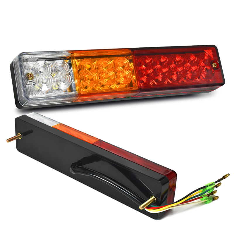 1PC 多機能 LED テールランプアセンブリ車/トラック/ピックアップ/トレーラーリアウインカーリバースバックアップストップライト