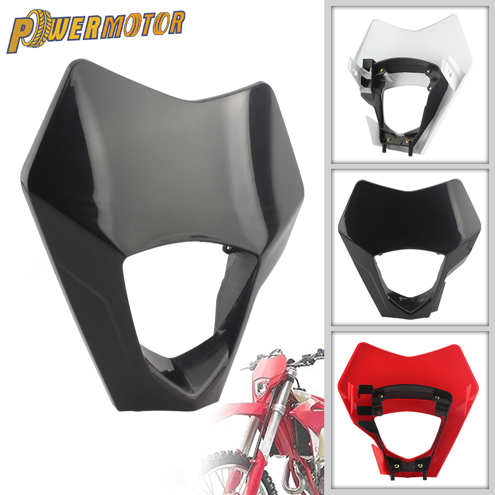 GasGas オートバイヘッドライトプレート EC 250 250F 300F EX 300 350F 450F MC 450 2021-2023 ダートバイクエンデューロモトクロスマスクチューニング