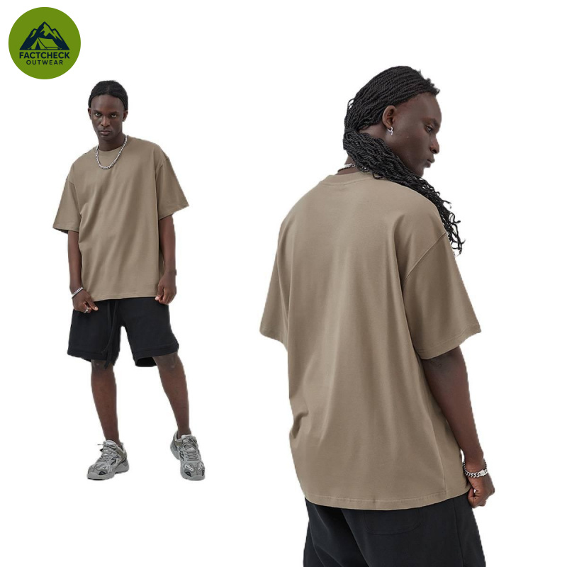 FACHCHECK EU US サイズ最高品質メンズ Tシャツアーストーン特大半袖アメリカンスタイルソリッドカラーコットン Tシャツ