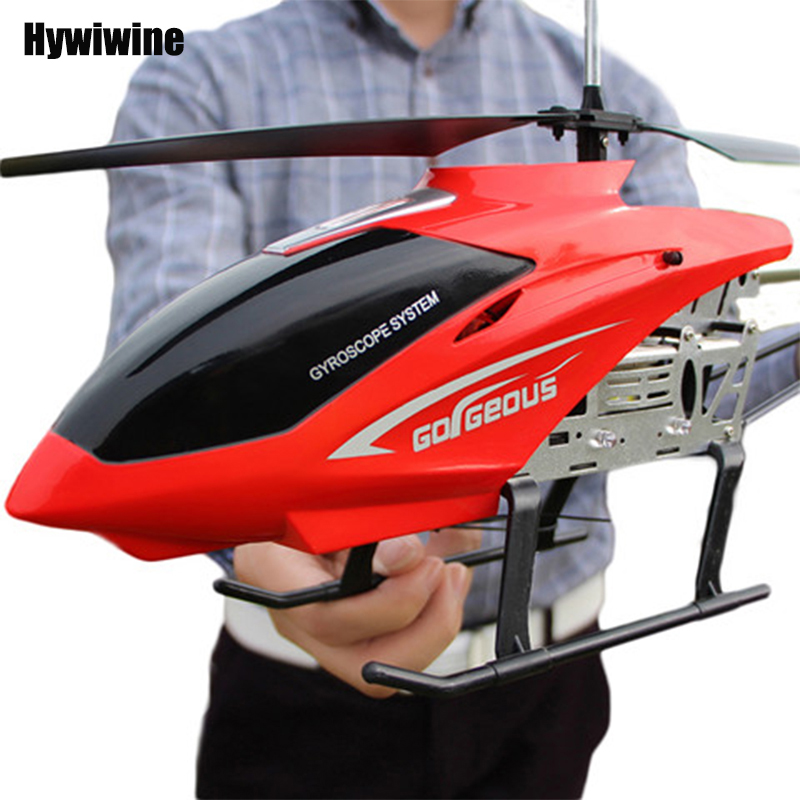Rc ヘリコプターリモコン付き非常に耐久性のある大きな飛行機のおもちゃ子供のためのドローンモデル屋外 3.5CH 80 センチメートル航空機大型ヘリコプター