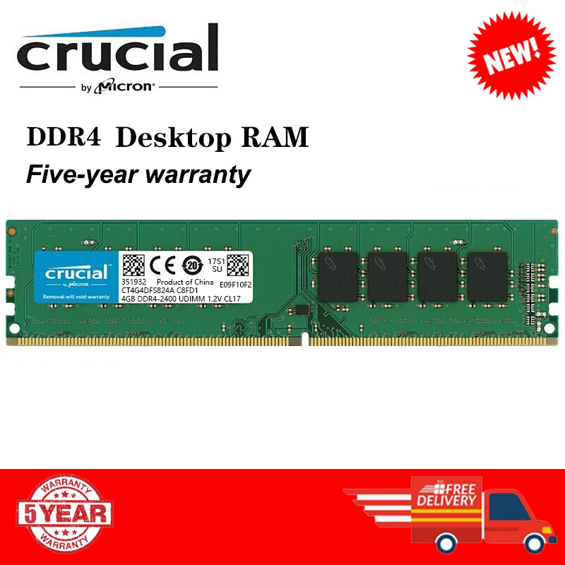 Crucial製 DDR4メモリ DDR4 PC RAM 4GB 8GB 16GB 32GB 1.2V DDR4 2666MHz 3200MHz 288PIN DIMM デスクトップ用