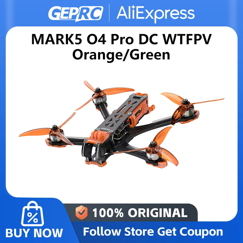 GEPRC MARK5 O4 プロ DC WTFPV フリースタイル FPV ドローン O4 エアユニット SPEEDX2 2107.5 1960KV モーター RC Bluetooth Quadcopter フリースタイル ドローン