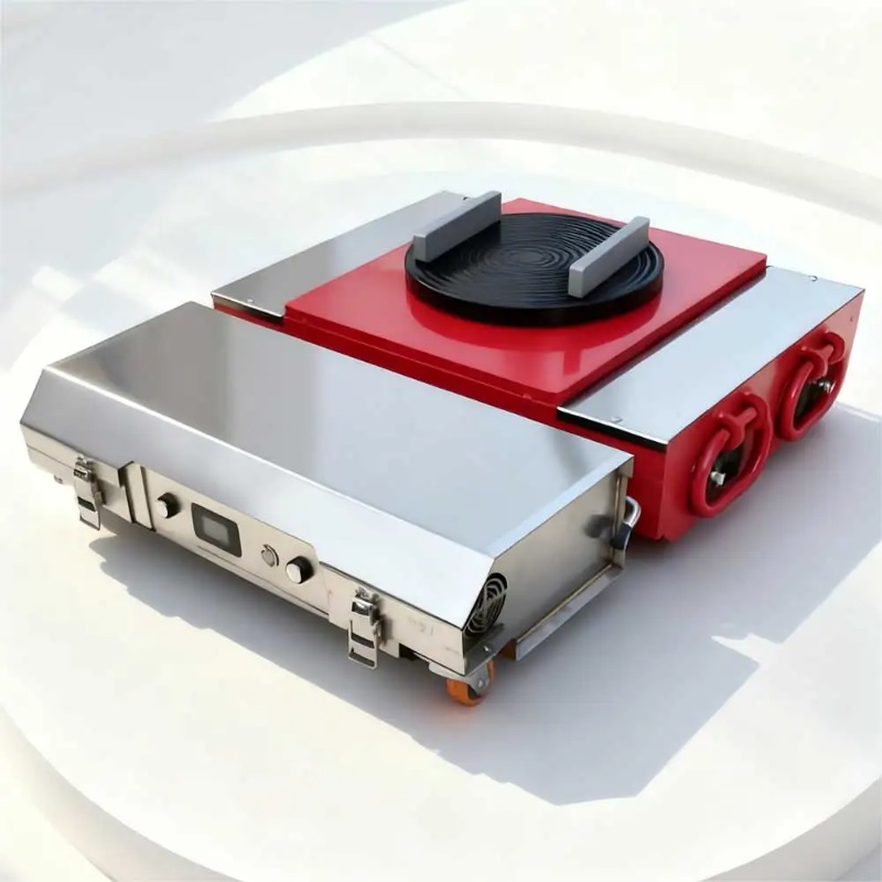 【2026】20T 360°マシンスケート電気貨物トラック工場設備移動ローラートロリー出荷なしで機械移動用