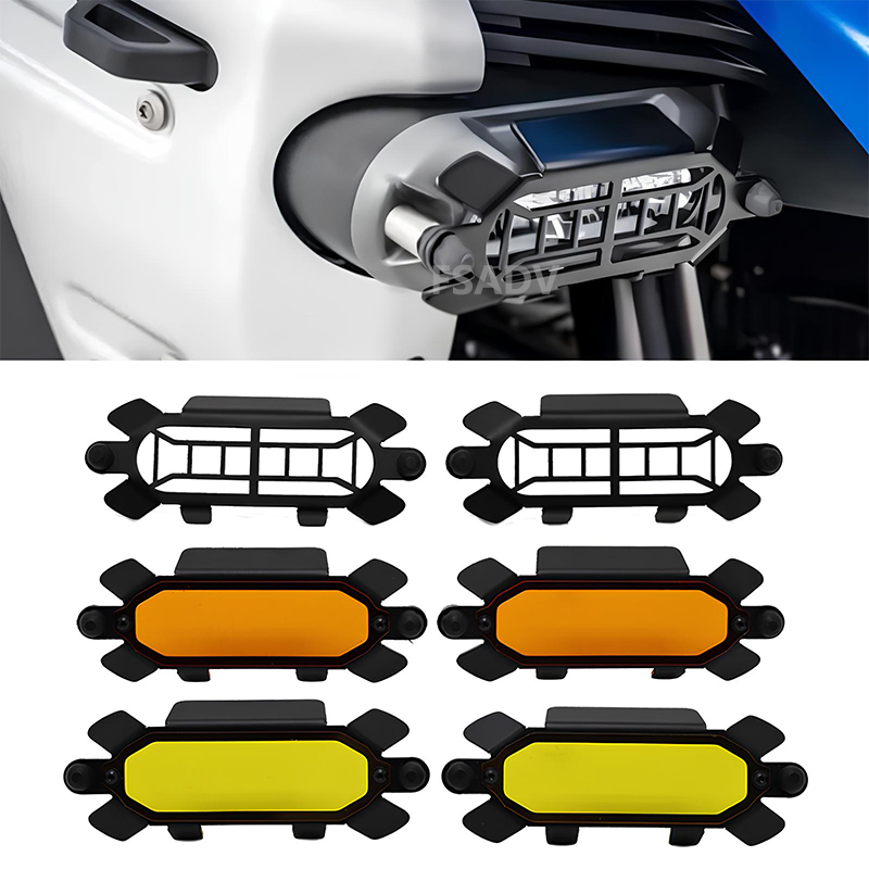 Bmw R1300GS ADV R 1300 GS アドベンチャー 2024 2025 オートバイ LED 補助ライトカバーランプ保護ガードグリルアクセサリー