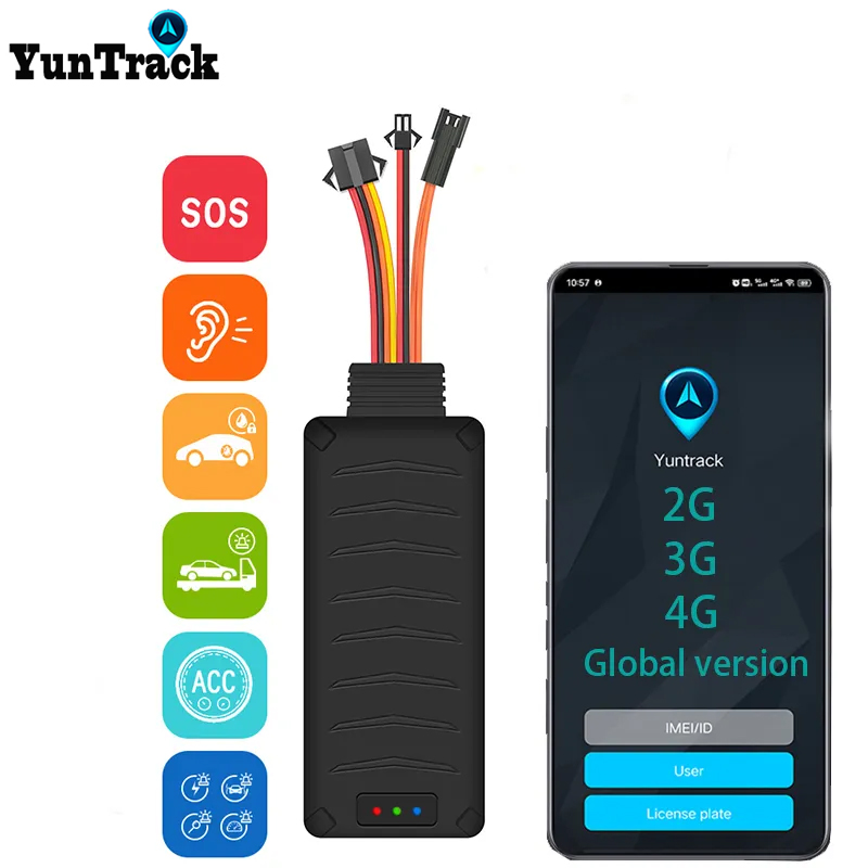 グローバル 2 グラム 3 グラム 4 グラムモトカー GPS トラッカー SOS 音声カットオフオイル牽引 ACC ステータスアラームスーパー GSM GPS アンテナ追跡ロケーター
