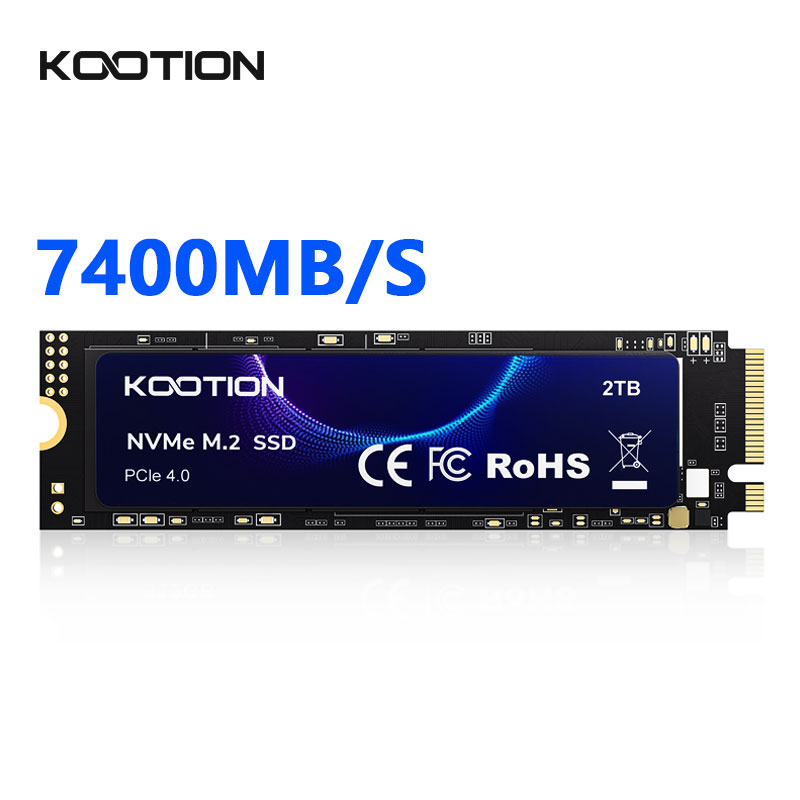 KOOTION X16Plus SSD M2 NVMe 2TB 1TB M.2 2280 Gen4 PCIe4.0x4 内蔵ソリッドステートドライブハードディスク PC PS5 ラップトップ Playstation 5