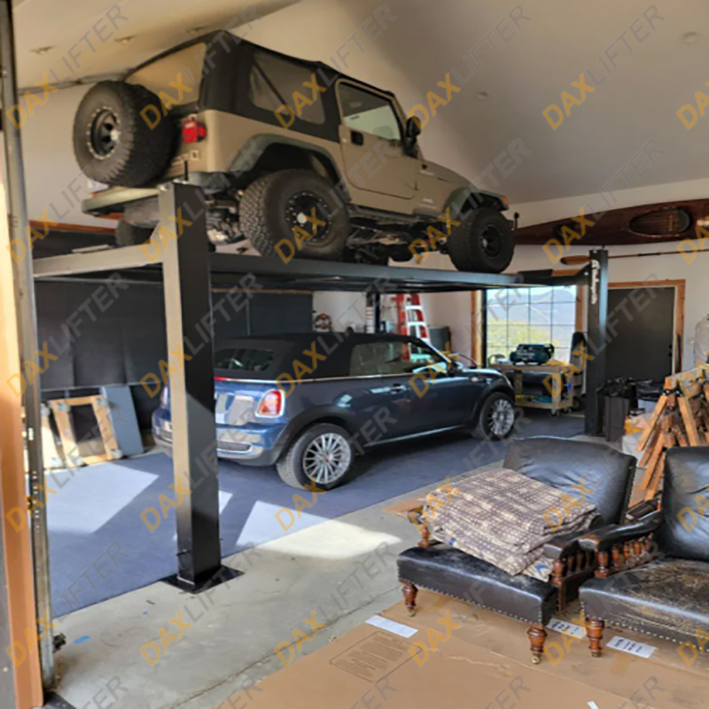 Durable 4 Post Car Parking Lift 2.7 Ton Capacity CE Certified