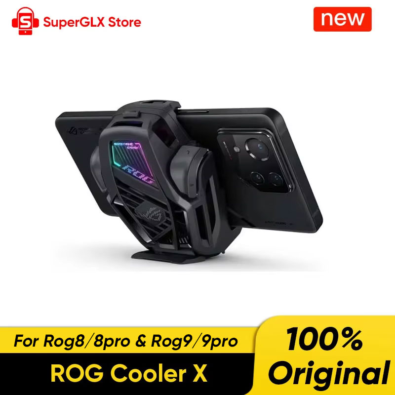 オリジナル ASUS ROG AeroActive クーラー X Rog 8/8pro 、 Rog 電話 9/9pro Funcooler 冷却ファンホルダー ROG ゲーム電話アクセサリー