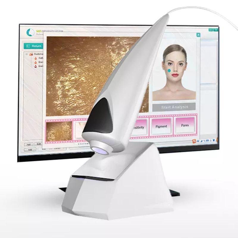 3D スペイン語英語韓国語多言語肌分析機顔肌分析機機能製品推奨