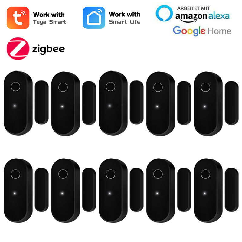 Tuya Zigbee ドア窓センサー開閉検出器スマートホームセキュリティ保護検出器スマートライフアプリゲートウェイと連携
