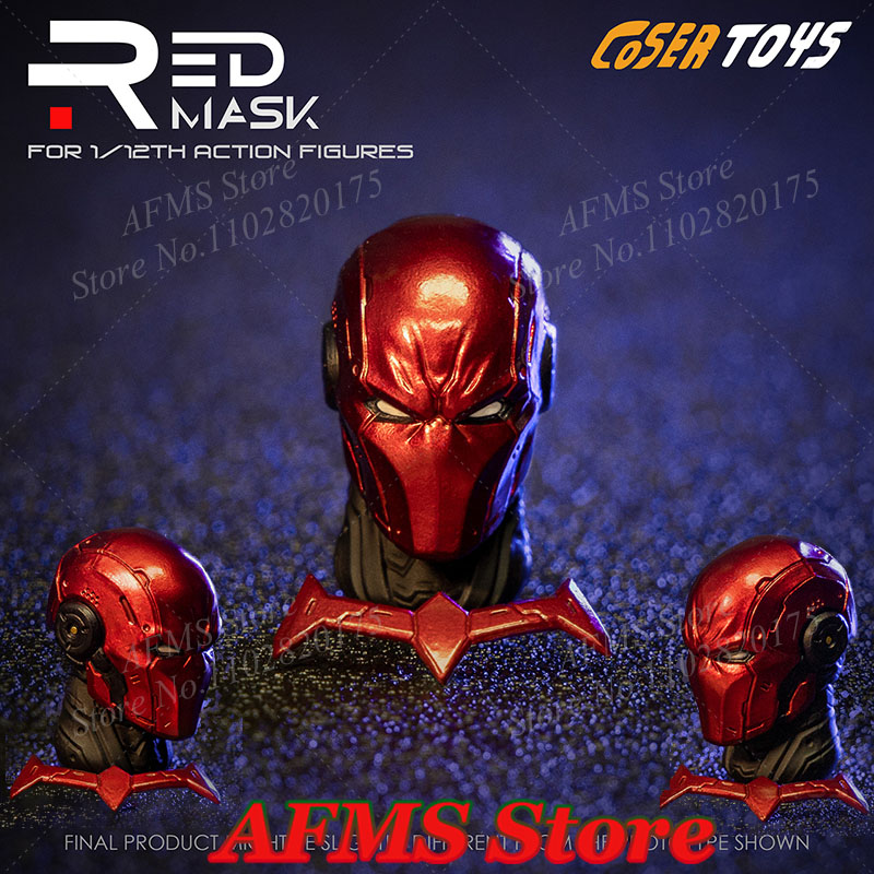 COSER TOYS 1/12 男性兵士ヘッドスカルプトレッドフードコミックシリーズスーパーヒーローヘッドモデルフィット 6 インチ VTOYS アクションフィギュアボディ