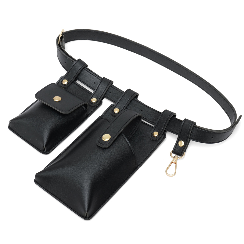 高級デザイナー男性ベルトバッグ女性電話バッグ高品質ソフト Pu レザーユニセックスファニーバッグウエストパック男性バッグとキーバックル