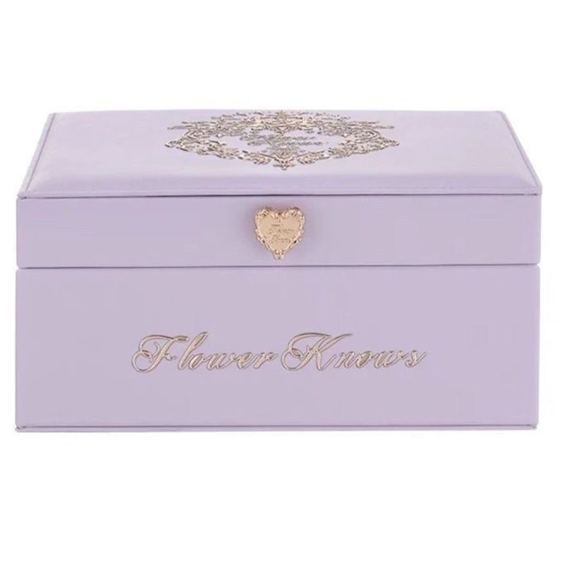Flower Knows 化粧品収納ボックス 限定版 ストロベリー ロココ バイオレット ジュエリー 空箱