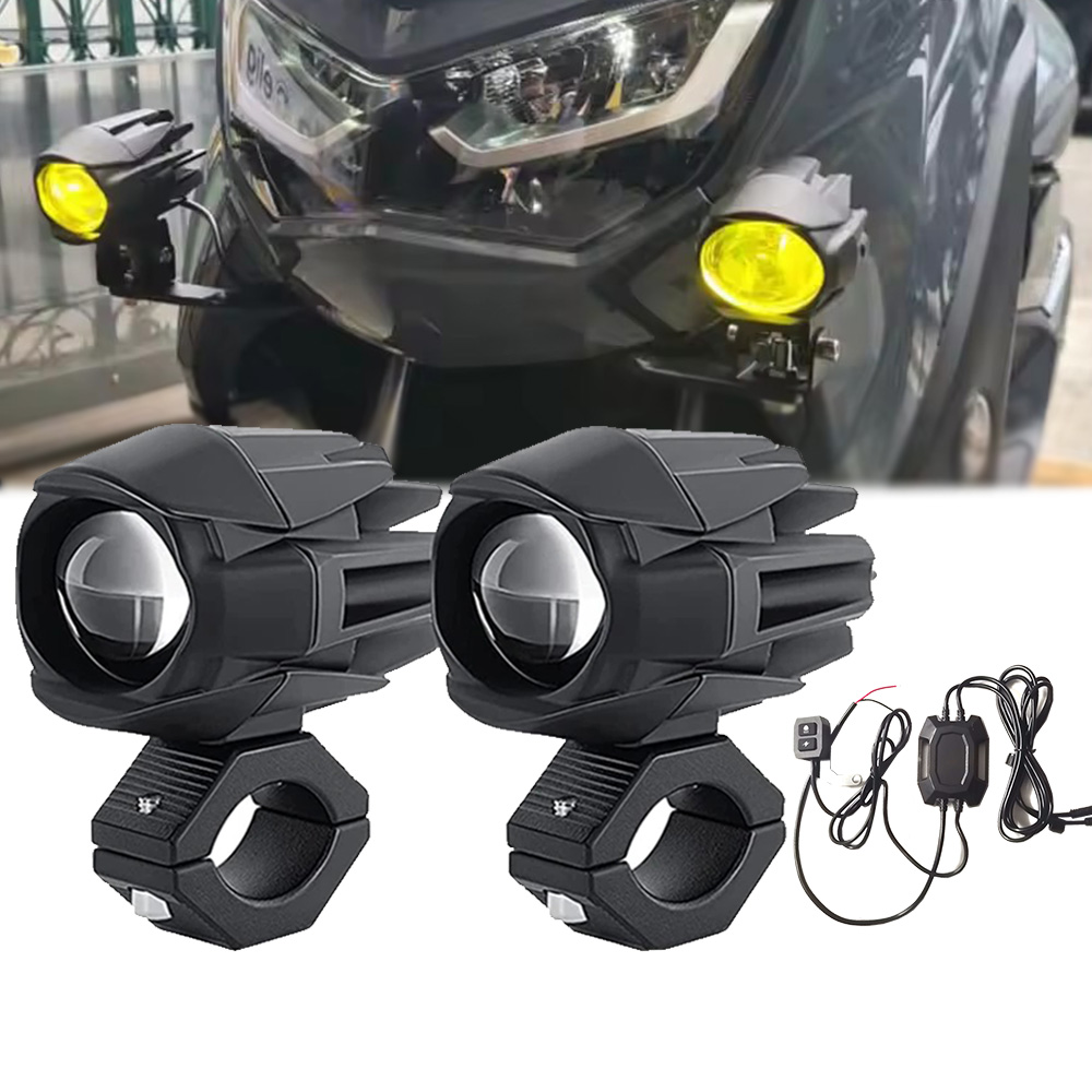 BMW R1200GS ADV F800GS F700GS F650GS S1000XR K1600 LED フォグライトオートバイ点滅白黄色ハイビームとロービーム