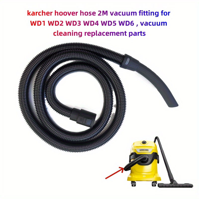ケルヒャー用真空ホースパイプ1セット、2.5m/3.5mフレキシブルプラスチックサクションホースWD1 WD2 WD3 WD4 WD5 WD6モデル用