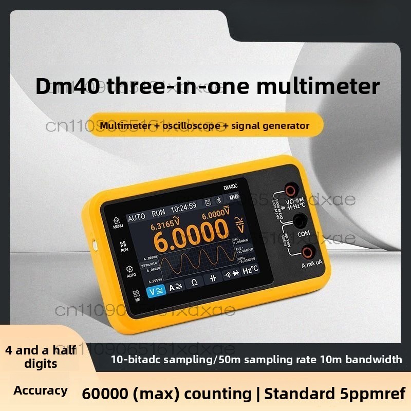 DM40 デジタル マルチメーター 4 ビット ハーフ オシロスコープ信号発生器 3-in-1 ハンドヘルド ポータブル