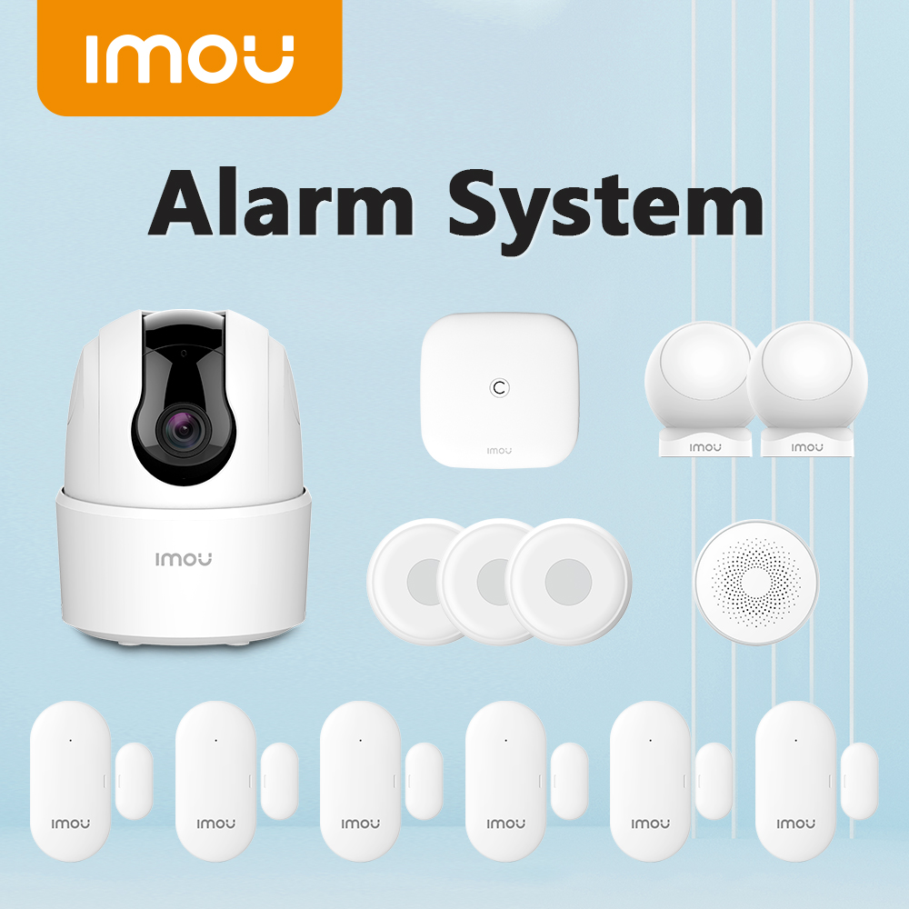 IMOU ホーム Wifi 警報システム Zigbee 3.0 リアルタイム アプリ プッシュ モーション センサー アラーム サイレン 窓 ドア センサー IP カメラ Alexa と連携