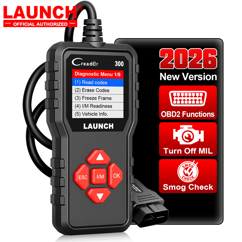 LAUNCH X431 CR300 OBD2 スキャナー CAN 自動コードリーダー診断ツール I/M エンジンバッテリーテスター 生涯無料アップデート
