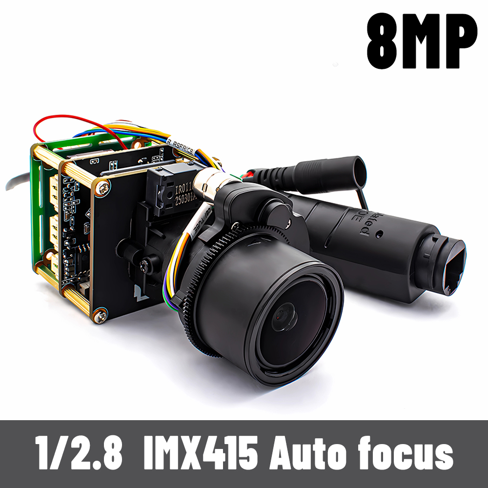 WGWK 4K 8MP IP カメラモジュール IMX415 ブラックライトセンサー電動 2.7-13.5mm 5X ズームオートフォーカス Onvif RTSP POE セキュリティ HD ウェブカメラ