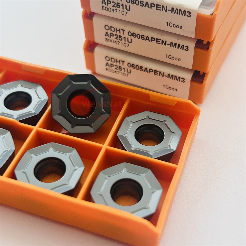 ODHT0605APEN ODMT060508EN ODMT060512EN AP301U AP251U 超硬インサート ODMT ミーリングインサート