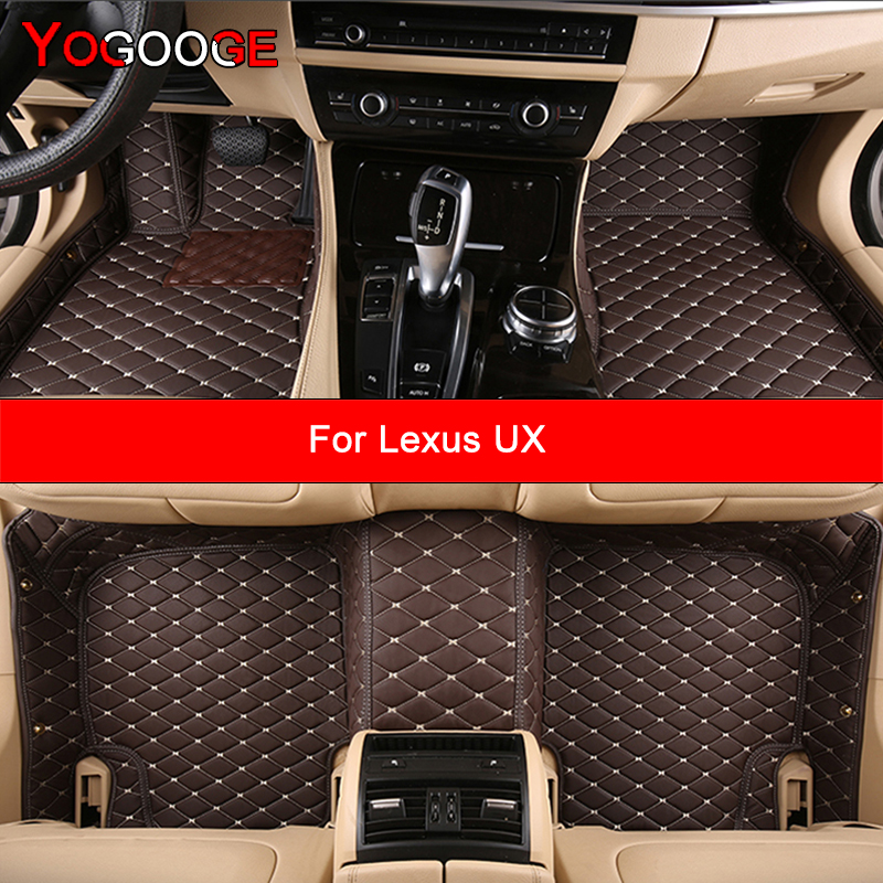 YOGOOGE カスタム車のフロアマットレクサス UX UX200 UX250h E300 自動車カーペット Foot Coche Accessorie