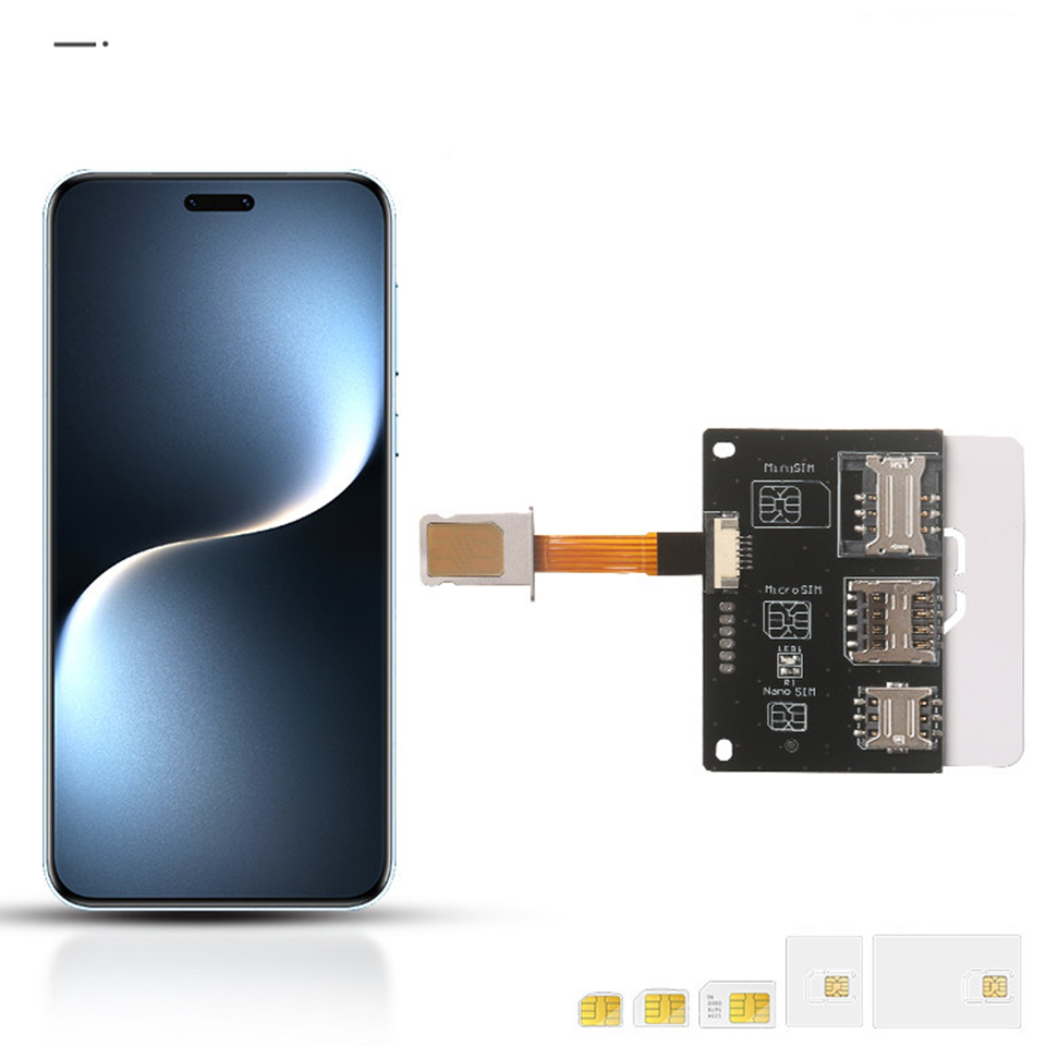 4 in 1 電話 IC カードアクティベーションツールマイクロ SIM カードコンバータカード延長アダプタナノ SIM FPC 5/15/25 センチメートルフレキシブルケーブルライン