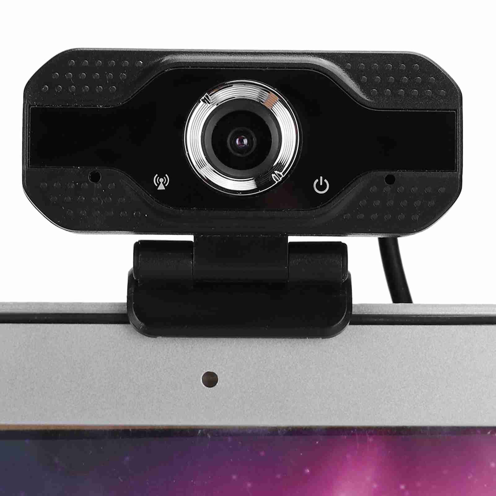 デスクトップパソコン、PC、ノートパソコン用のフルHD 1080P 30FPS USB有線オンライン授業用ウェブカメラ（マイク付き）