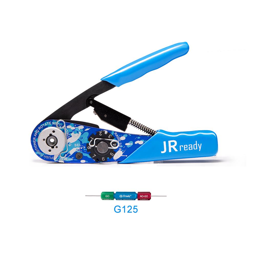 JRready NEW-AS2 AFM8 M22520/2-01 圧着工具 20-32AWG G125 Go-NoGo ゲージ m22520/3-01 Go.0390 No-Go.0440
