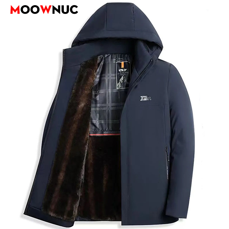 メンズファッションウインドブレーカーパーカーコート男の服ストリート防風カジュアル秋冬暖かいやつ男性ジャケット屋外用